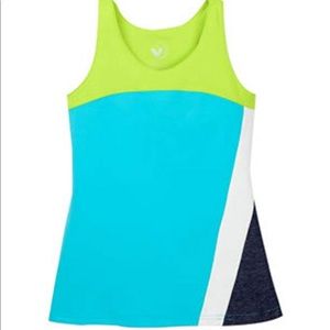 Limeapple Lime Green Girls Racerback Sports Top